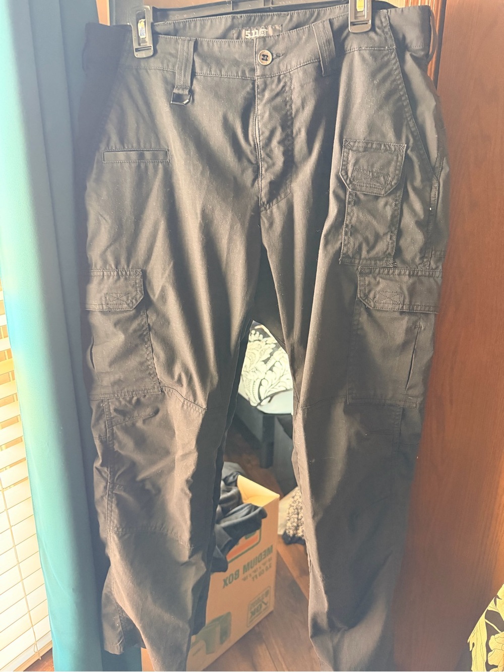 5.11 Tactical Black Cargo Pants with Utility Pockets